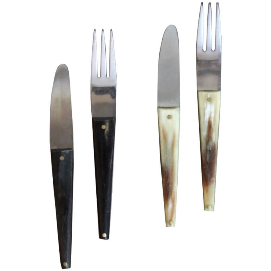 Carl Auböck Set of Two Forks and Knives #2
