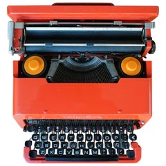 Vintage Olivetti Valentine Typewriter by Ettore Sottsass Jr. and Perry King, 1968