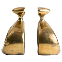 Seibel Brass Bookends