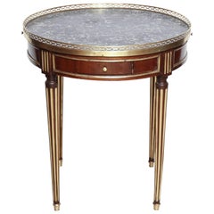 Louis XVI Marble-Top Bouillotte Table Louis XVI Marble-Top Bouillotte Table