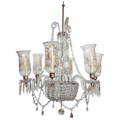 Late Regency Crystal Chandelier