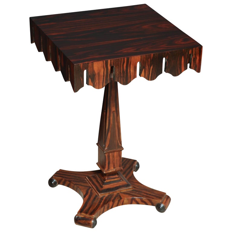 Black Art Deco Side Table For Sale at 1stdibs