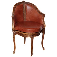 French Louis XV Style Desk Chair