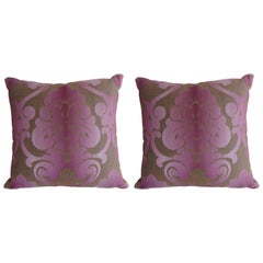 Pair of New Brocade Custom Pillow