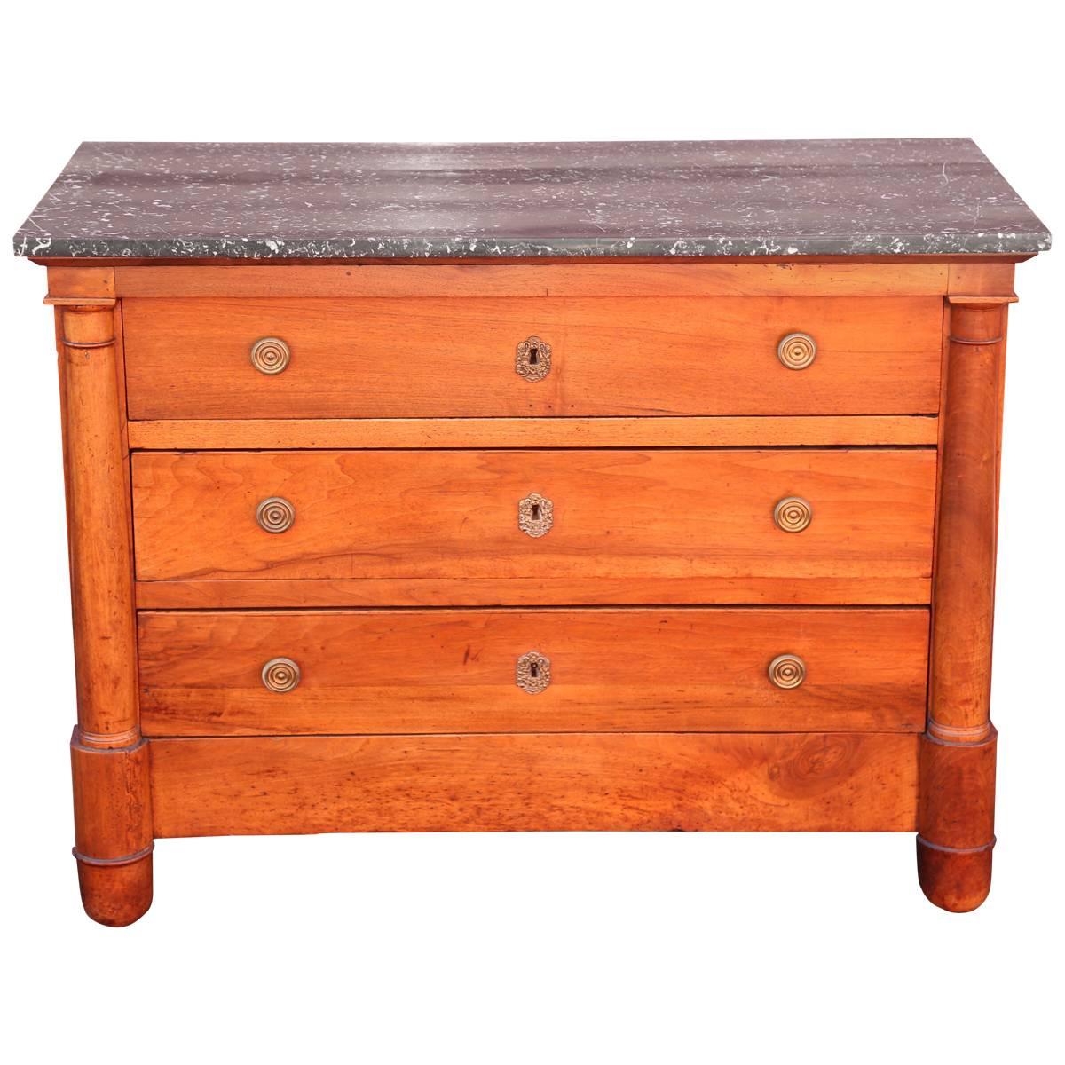 Superb 19th Century French Chest of Drawers with Marble Top