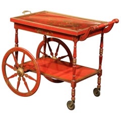 large bar cart interior design bar early 20th century french painted red and gilt bar cart with chinoiserie motifs large carts 130 for sale on 1stdibs large bar cart interior design bar early 20th century french painted red and gilt bar cart with chinoiserie motifs large carts 130 for sale on 1stdibs