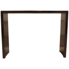 Fine Black Lacquer Console Table