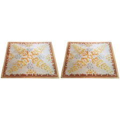 Pair of Vintage Aubusson Rugs