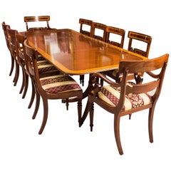 Retro Dining Table by William Tillman, Harrods and Ten Chairs