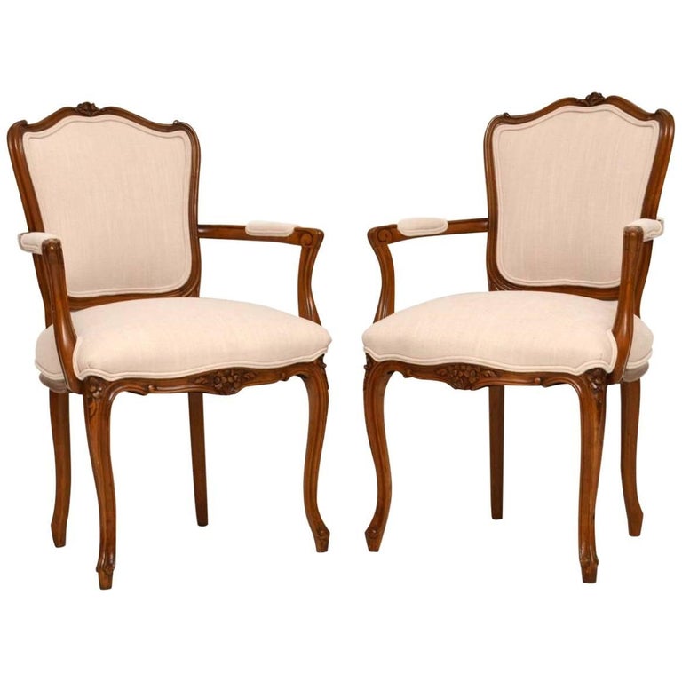 Pair Antique Bankers Chairs For Sale at 1stdibs