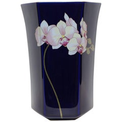 20th Century Japanese Arita Ware Blue Vase