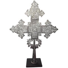 Ethiopian Cross on Stand