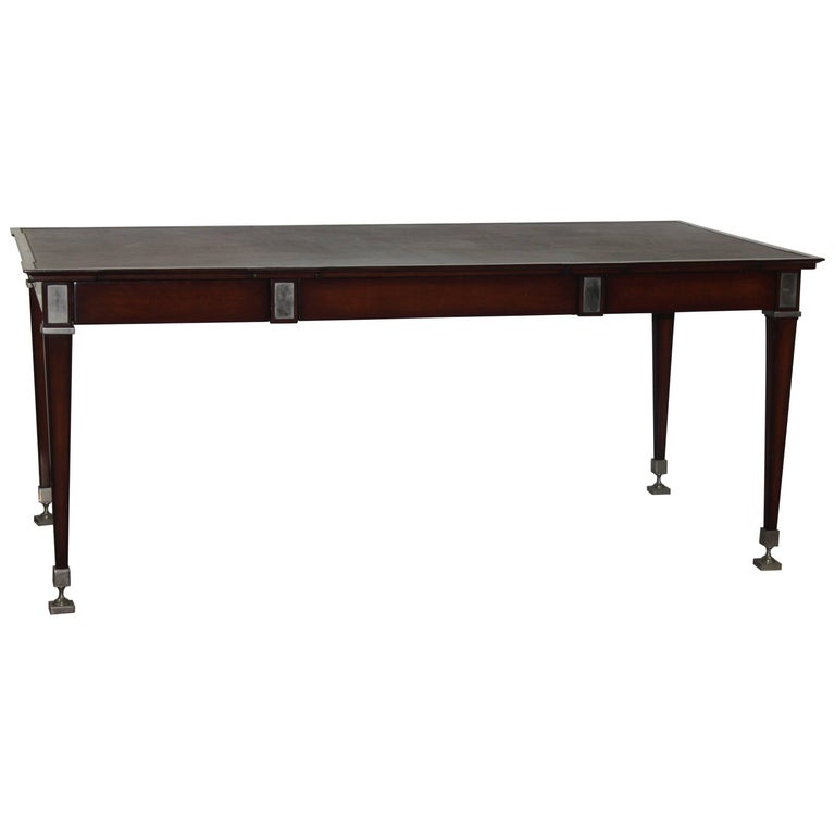 Leather Top Desk For Sale at 1stDibs