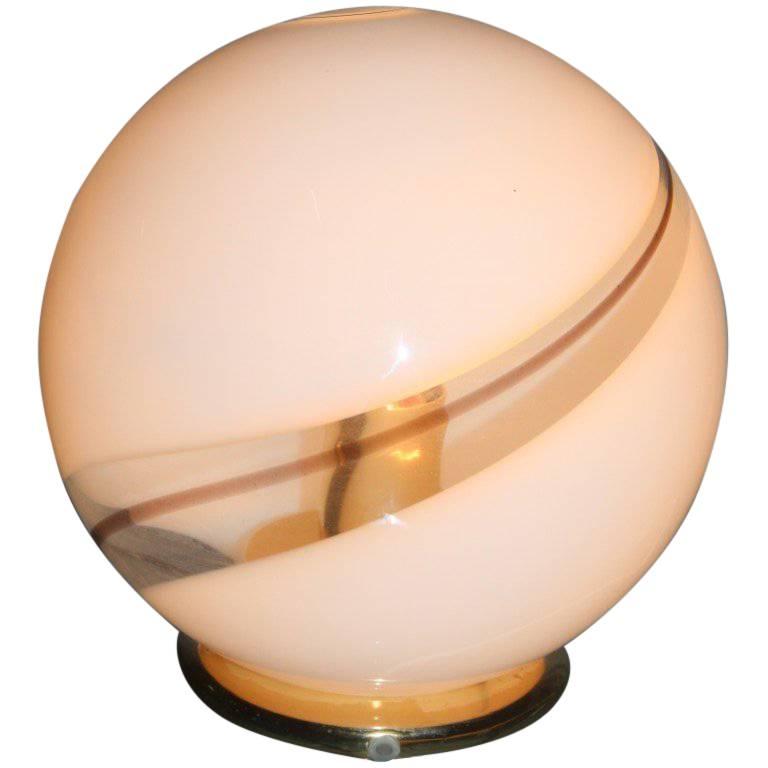 VeArt-Tischlampe aus Murano-Kunstglas