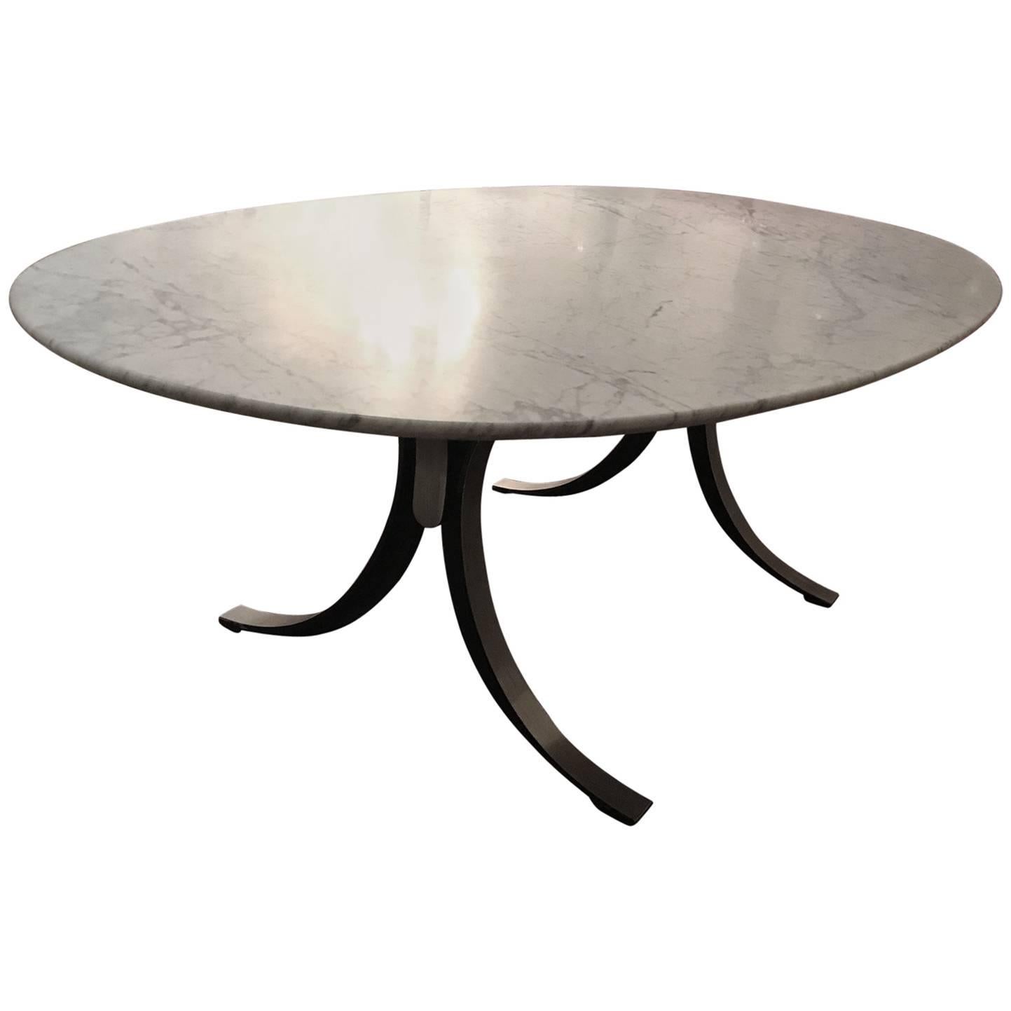 Osvaldo Borsani mid-century modern Dining Table with Marble Original , 1960s For Sale