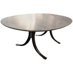 Osvaldo Borsani mid-century modern Dining Table with Marble Original , 1960s