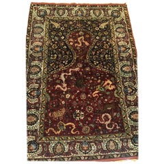 Antique 20th Century Turkish Istanbul Kumkapi Rug by Toussounian