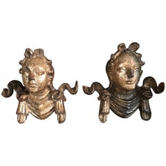 Pair of 18th Century Giltwood Fragments