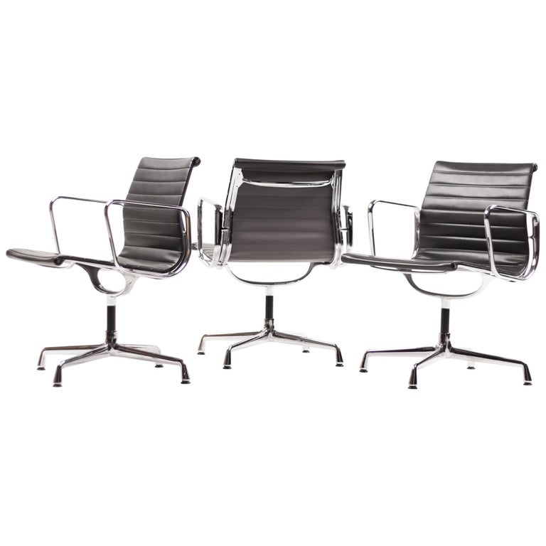 Eames Aluminium Group EA108 Chairs by Vitra For Sale at 1stdibs