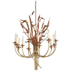 Neoclassic Cattail Chandelier