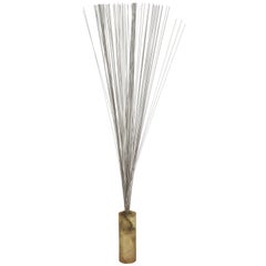 Resin and Steel Rods Kinetic Sculpture