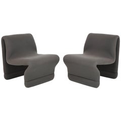 Vintage Pair of Chairs by Olivier Morgue