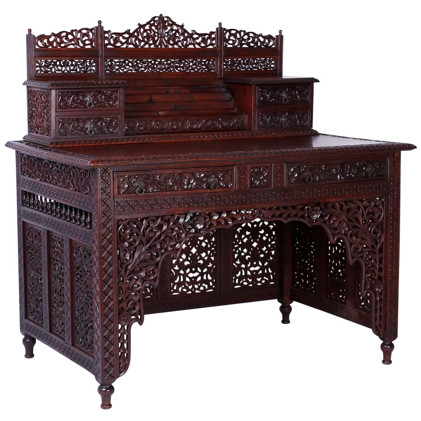 19th Century Anglo Indian Desk