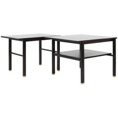 Complimenting Set of Side Tables by Edward Wormley for Dunbar