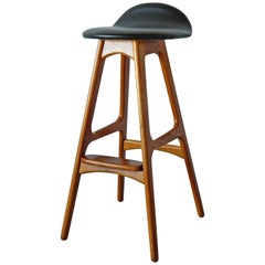 Eric Buck Teak Bar Stool