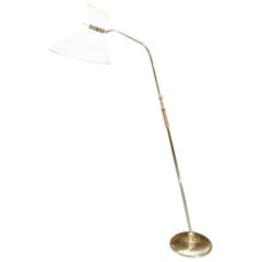 1950s Articulated Floor Lamp by Maison Lunel