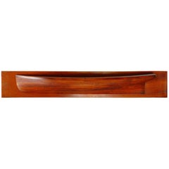 Vintage Half Hull Ship Model