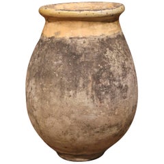 Large 19th Century French Terracotta Olive Jar from Provence