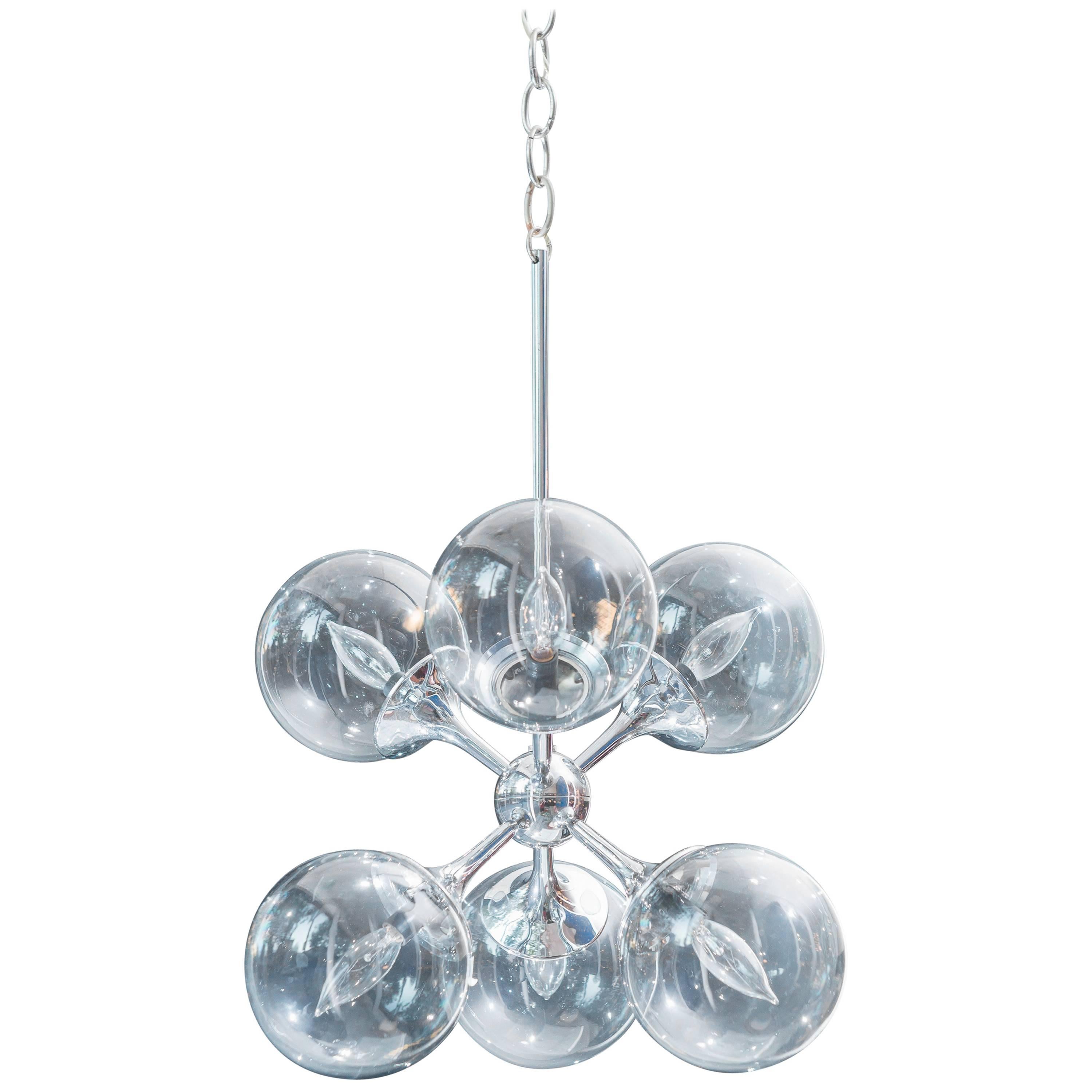 Chrome Sputnik Chandelier