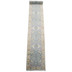 Light Blue Oushak Runnera