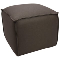 Lolu Grey Puffy Stool