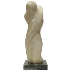 Figurative Marble Sculpture by Istvan Toth