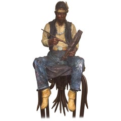 "The Kachina Maker" Native American Bronze Sculpture by Marie Barbera 10/30