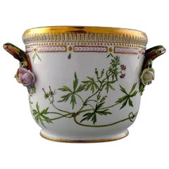 Royal Copenhagen "Flora Danica" Porcelain Large Wine Cooler