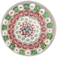 Baccarat Millefiori Concentric Paperweight