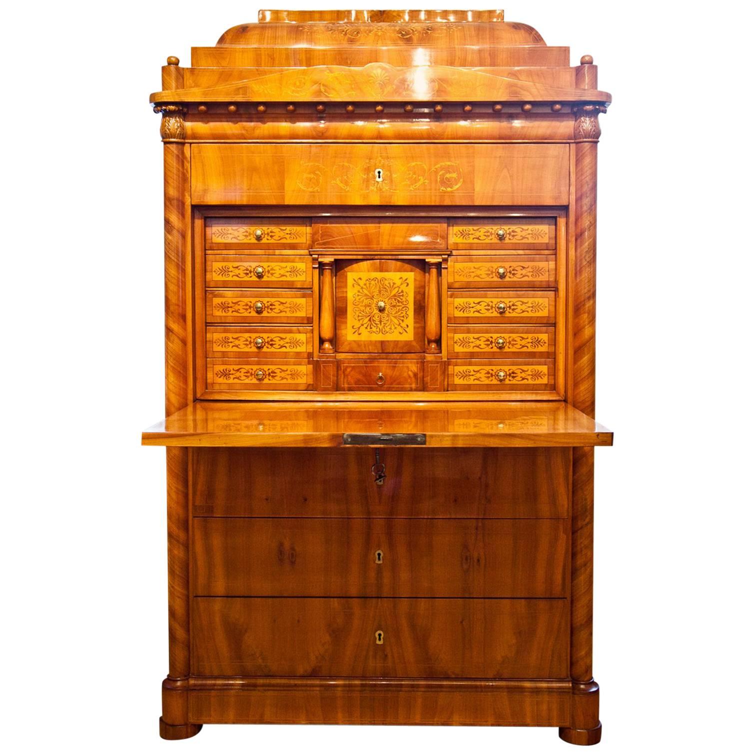 Biedermeier Secretaire, circa 1830