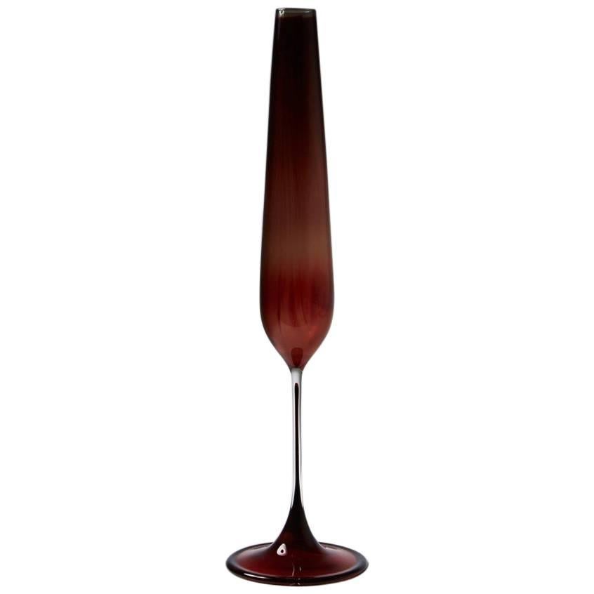 Vase, Tulip, Designed by Nils Landberg for Orrefors, Sweden, 1957 For Sale