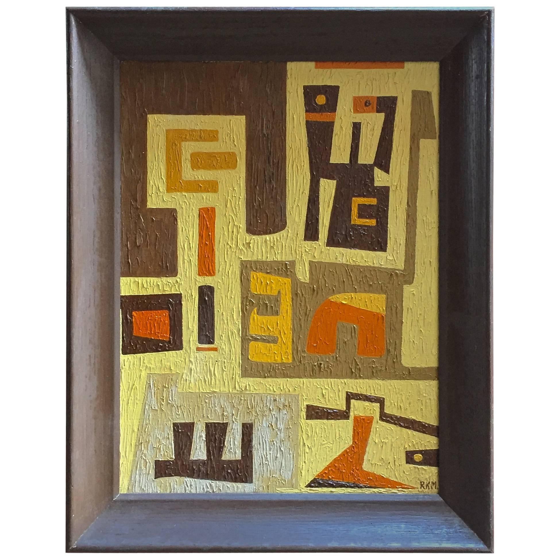 1950s Abstract Painting RKM