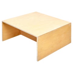 Rationalist Wood Table, circa 1980