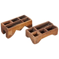 Primitive Betel Nut Preparation Boxes from Java