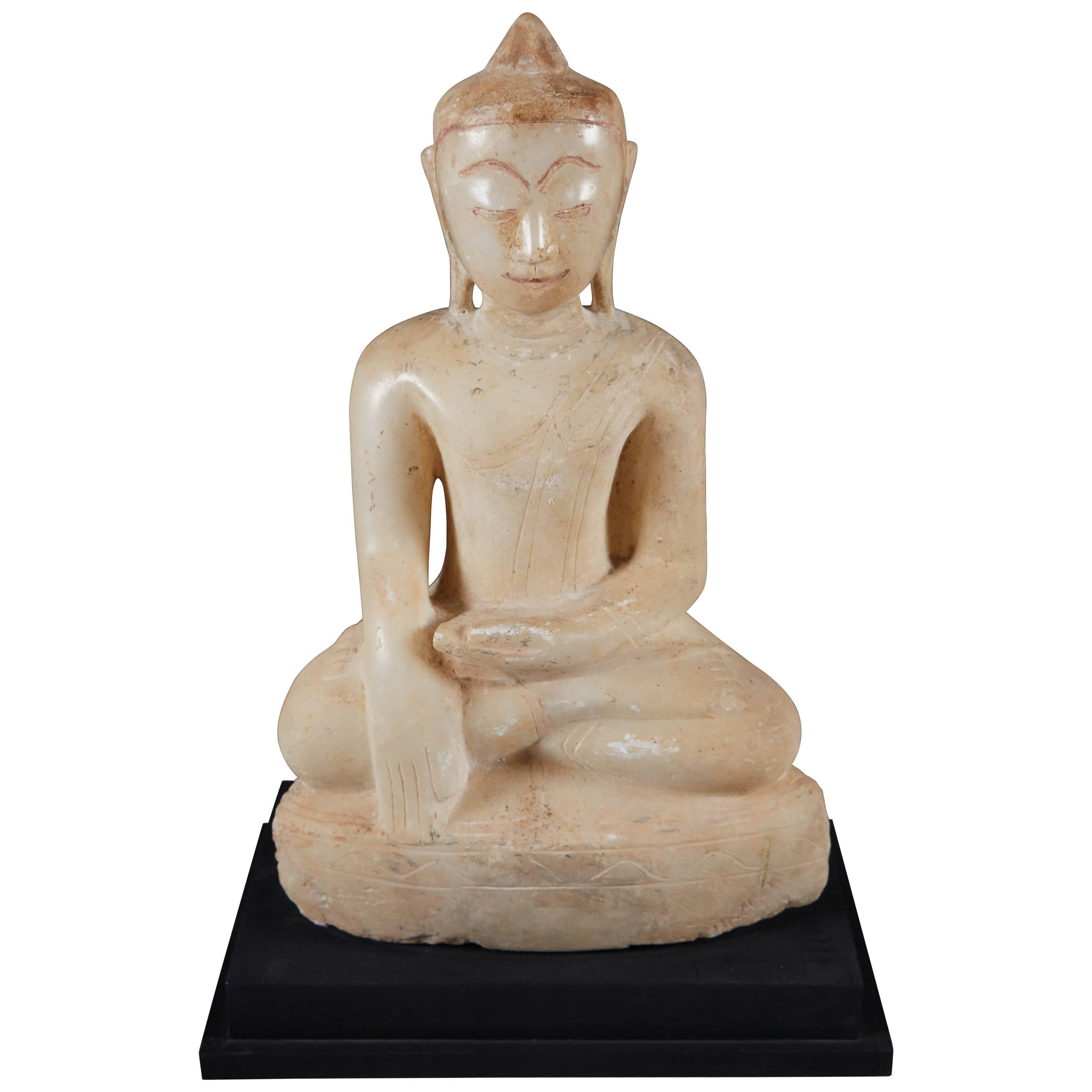 Burmese Alabaster Buddha, Early 19th Century