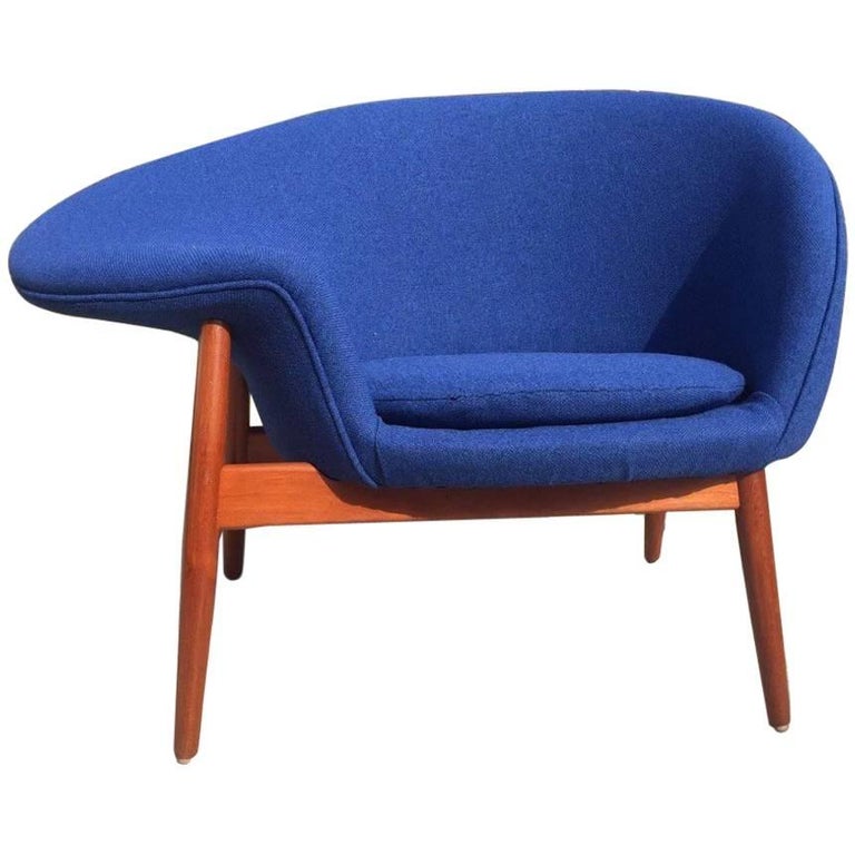 Hans Olsen Fried Egg Chair for Bramin Danish Lounge at 1stDibs