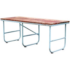 Midcentury Industrial Dining Table, 1950s