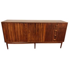 Vanesta Finland Rosewood Buffet Sideboard Credenza Server 