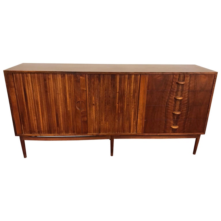 Vanesta Finland Rosewood Buffet Sideboard Credenza Server at 1stDibs