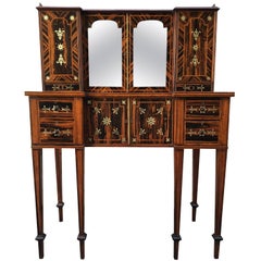 19th Century English Regency Coromandel Calamander Canterbury Desk